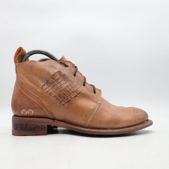 Bed Stu Shoes - Bed Stu Barkley Women's US Size 6.5 Booties Ankle Boots Brown Distressed Leather